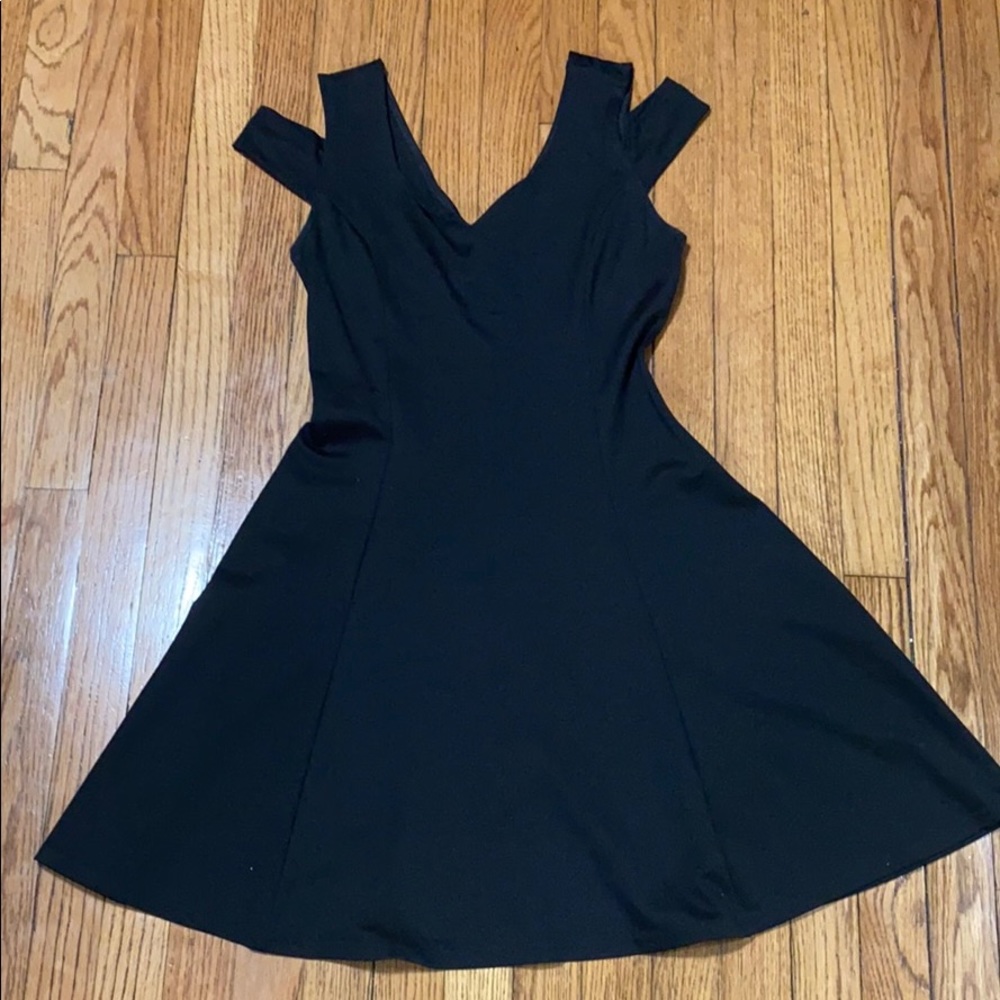 Black cocktail dress